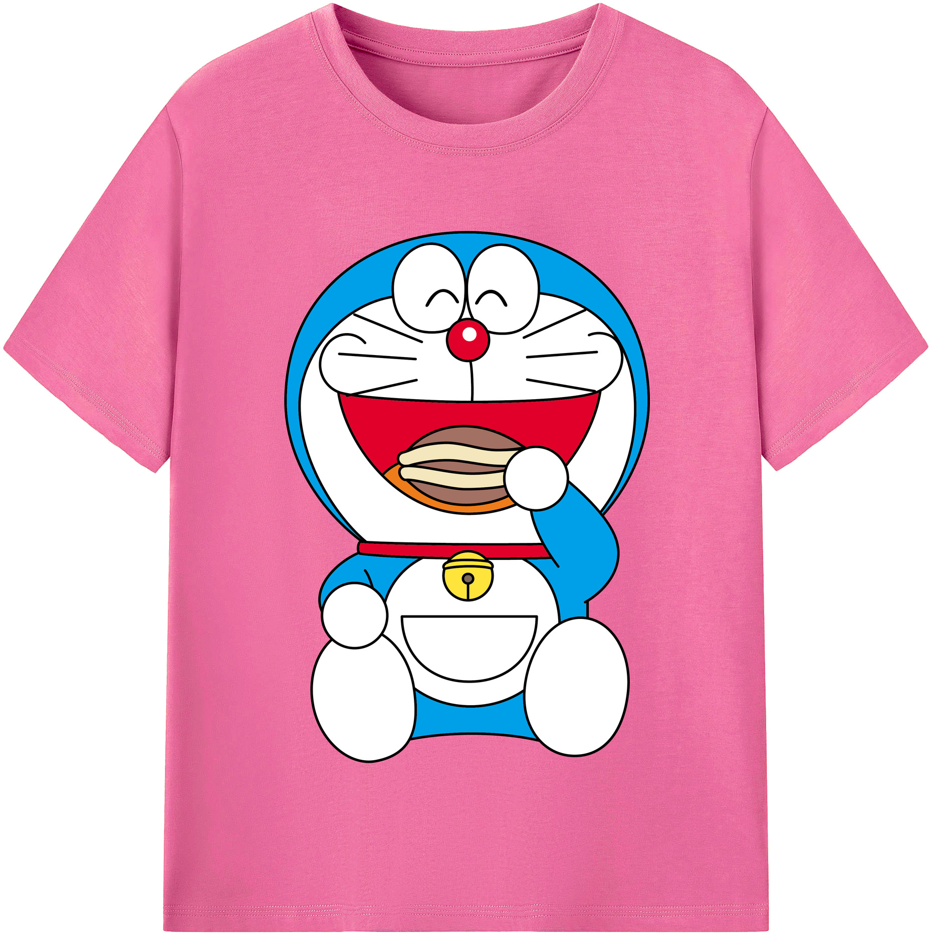 （画像用） ドラえもん Doraemon レディースカジュアルプリントTシャツ（綿100％）